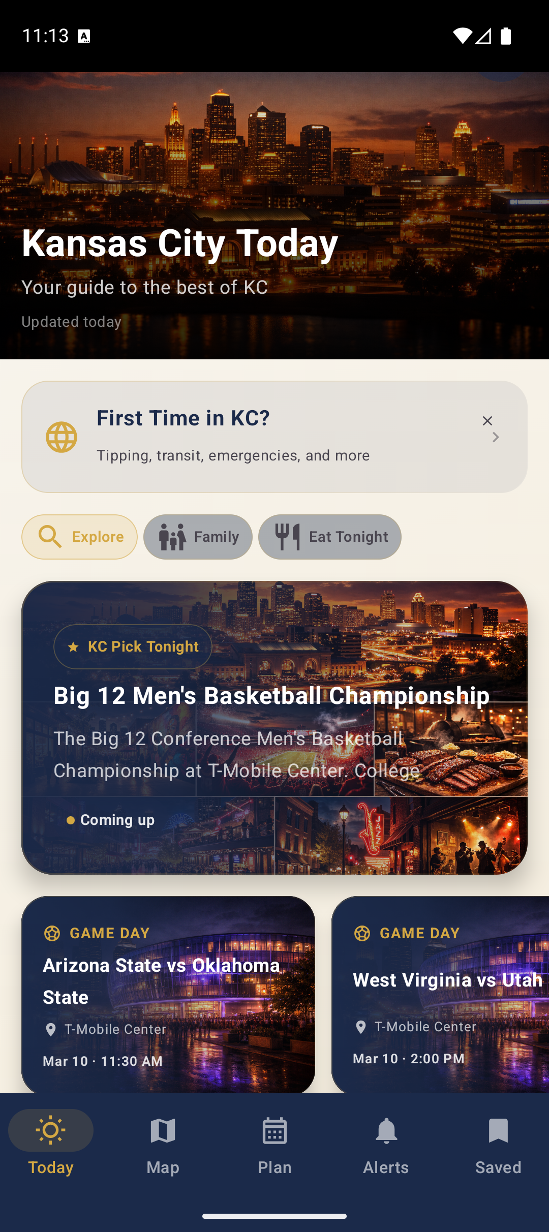 GoKC Android screenshot — android-home.png